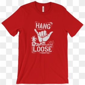 Hang Loose T-shirt Red - Fgo Buster, HD Png Download - hang loose png