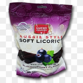 Lucky Country Aussie Style Soft Licorice In Blackcurrant, HD Png Download - licorice png