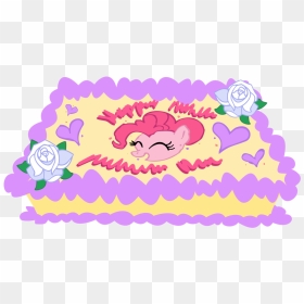 Mlp Pinkie Pie Birthday, Png Download - Mlp Birthday Cake Vector, Transparent Png - cake vector png