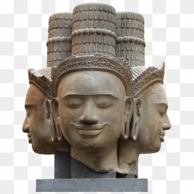 Transparent Statue Head Png - Cambodia Brahma, Png Download - statue head png