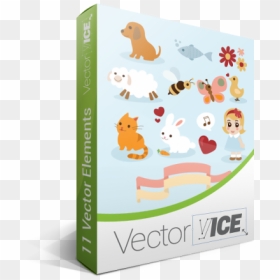 Kids Vector Pack - Cartoon, HD Png Download - kids vector png