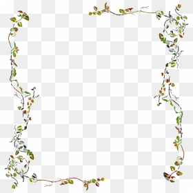 Clip Art At Clker - Tree Branch Border Clip Art, HD Png Download - vine frame png