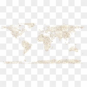 Globe World Map City Map - Gold World Map Background, HD Png Download - globe silhouette png