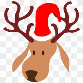 Reindeer, Christmas, Holiday, Merry Christmas - Santa Reindeers Thank You, HD Png Download - reindeer clipart png