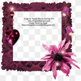 And Here Is A Sample Tag Using The Frame - Picture Frame, HD Png Download - kawaii frame png