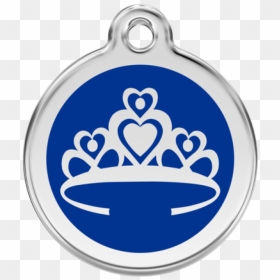 Dark Blue Crown Png - Dog Id Tag, Transparent Png - blue crown png