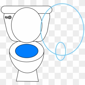 Toilet Clip Art , Png Download - Circle, Transparent Png - toilet clipart png