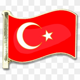 Turkey Flag Badge - Difference Between Turkey And Pakistan Flag, HD Png Download - finish flag png