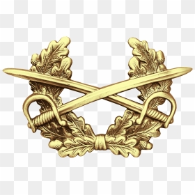 Bw Schirmmütze Heer Gold - Heer Gekreuzte Säbel, HD Png Download - 2018 gold png