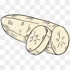 Peeled Banana Clipart - Wood, HD Png Download - peeled banana png