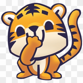 Baby Tiger Stickers For Kids Park Messages Sticker-2 - Baby Rawai Tiger Stickers, HD Png Download - baby tiger png