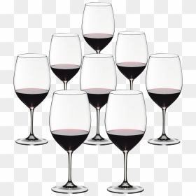 Riedel Wine Glasses, HD Png Download - glass of red wine png