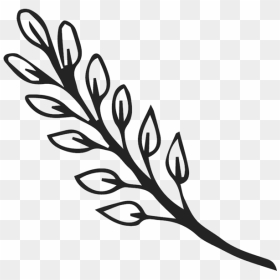 Charming Branch Of Leaves Rubber Stamp, HD Png Download - rubber stamp png