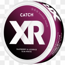 Xr Catch Raspberry Licorice Slim White - Circle, HD Png Download - licorice png
