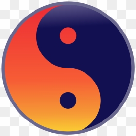 Simbol Tao, HD Png Download - red gradient png