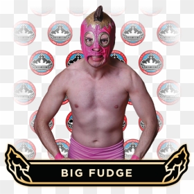 Profile Newy 2019 Big Fudge - Barechested, HD Png Download - lucha mask png