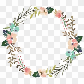 Frame Floral Border Clip Art, HD Png Download - ramo de flores png