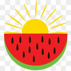 Watermelon Sun, HD Png Download - red sun png
