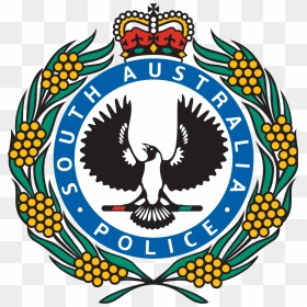 South Australia Police Logo, HD Png Download - open handcuffs png