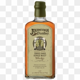 3oaks Single Malt - Journeyman Distillery Whiskey Featherbone Bourbon, HD Png Download - scotch glass png