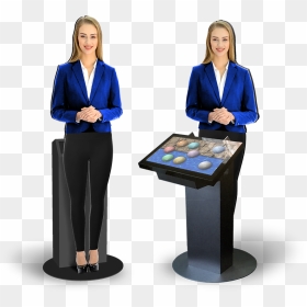 Holohost Is Your Virtual Booth Presenter Who Never - Businessperson, HD Png Download - presenter png