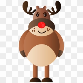 Christmas Reindeer Clipart - Santa Claus, HD Png Download - reindeer clipart png