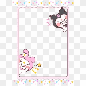 Made This Its Like A Frame, I Thought It Was Cute - Sanrio Frame, HD Png Download - kawaii frame png