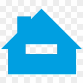 Icono De Casa Azul, HD Png Download - blue vector png