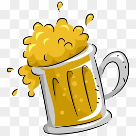 Transparent Beer Clipart Free - Cartoon Transparent Beer Png, Png Download - cerveja png