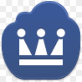 Dark Blue Crown Png - Facebook, Transparent Png - blue crown png