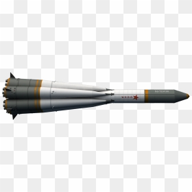 Nuclear Variant R7, Side On - Realistic Rocket Transparent Background, HD Png Download - nuclear missile png