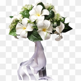 Wd-002 Plumeria Flower Bouquet - Bouquet, HD Png Download - plumeria flower png