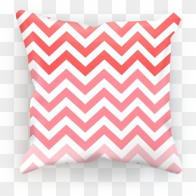 Red Chevron Gradient Cushion Case - Orange Chevron Rug, HD Png Download - red gradient png