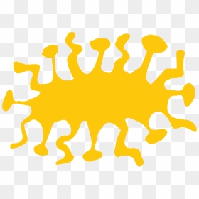 Yellow Clipart Splat - Clip Art, HD Png Download - yellow paint splatter png