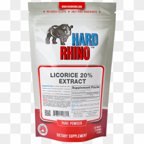 Licorice Root 20% Extract Powder - Hard Rhino, HD Png Download - licorice png