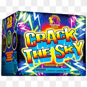 500 Gram Firework Repeater Crack The Sky - Phantom Fireworks, HD Png Download - ground crack png