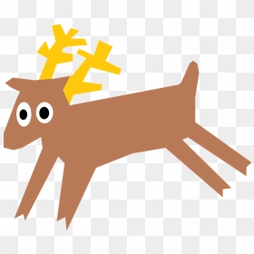 Reindeer Clipart - Deer, HD Png Download - reindeer clipart png