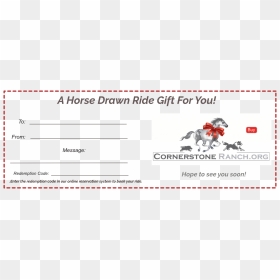 Gift Certificate Fillable - Gift Certificate Riding Lessons, HD Png Download - gift certificate png