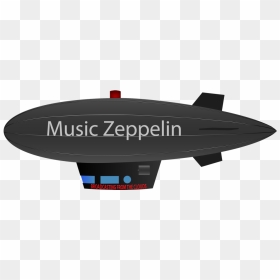 Music Zeppelin - Groove Music, HD Png Download - airship png