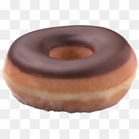 Transparent Donut Clipart - Krispy Kreme Chocolate Iced Glazed Doughnut, HD Png Download - glazed donut png