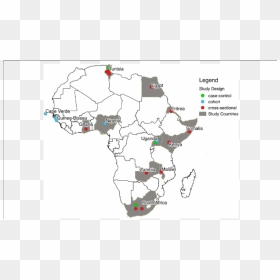 Map Of Africa , Png Download - Legend Of Africa Map, Transparent Png - map of africa png