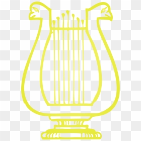 Golden Lyre Clip Arts - Lyre Instrument, HD Png Download - lyre png