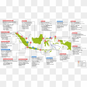 Peta Sebaran Kawasan Ekonomi Khusus - Indonesia Map, HD Png Download - peta indonesia png