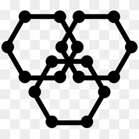 Three Hexagons, HD Png Download - hexagons png
