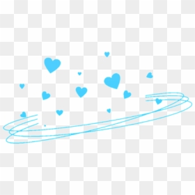 #crown #filter #blue #kawaii #cute #sticker #nany♡♡ - Heart Crown For Picsart, HD Png Download - blue crown png