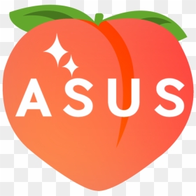 Transparent Emoji Peach Png - Queens Asus Logo, Png Download - red gradient png