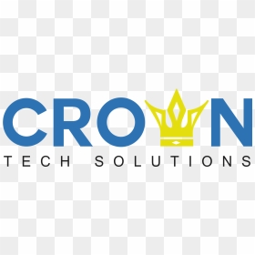 Crown Tech Solutions, Inc - Graphic Design, HD Png Download - blue crown png