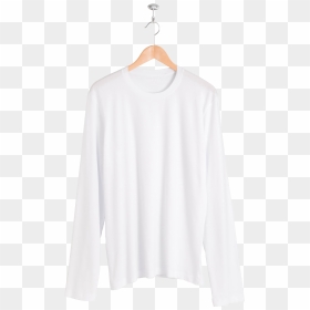 Long Sleeve Shirt Png - White Long Tee Png, Transparent Png - long sleeve shirt png