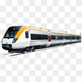 Transparent Rail Png - Train With White Background, Png Download - rail png