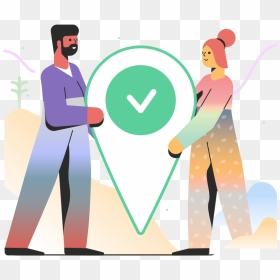 Illustration Localitation Free, HD Png Download - marcos negros png